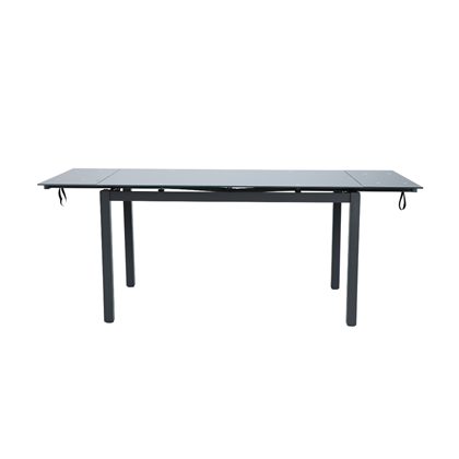 Extendable Table 140-200 – Tempered Glass Grey
