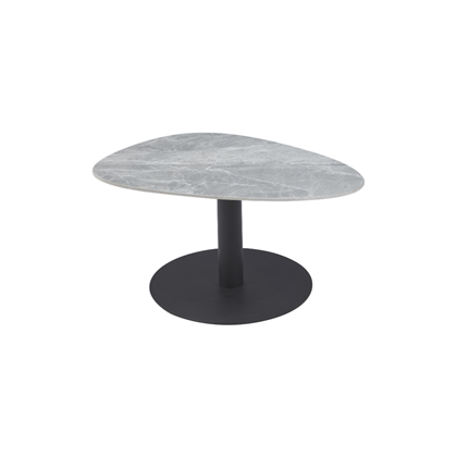 Coffee Table 80x60x40 – Marbled Grey & Black