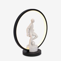 Figurine Table Lamp - Black & White