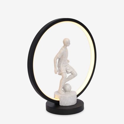 Figurine Table Lamp - Black & White