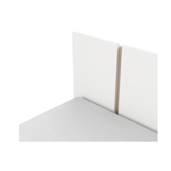 Bed 160x200 cm - Matt White/Kronberg Oak