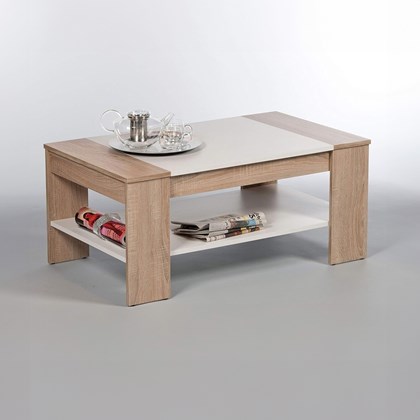 Coffee Table - Sonoma Oak & White