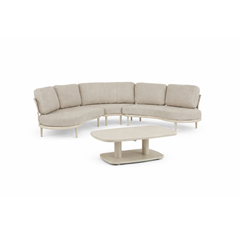 Set Corner Sofa with Coffee Table