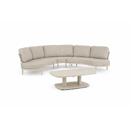 Set Corner Sofa with Coffee Table