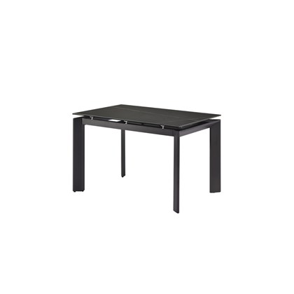 Extendable Table Black Matt Ceramic Top 170-120x80