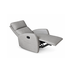 160 Wide-Angle Manual Recliner – Light Grey