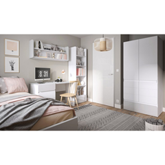 Bookcase 1S White Alpin - Billbergia
