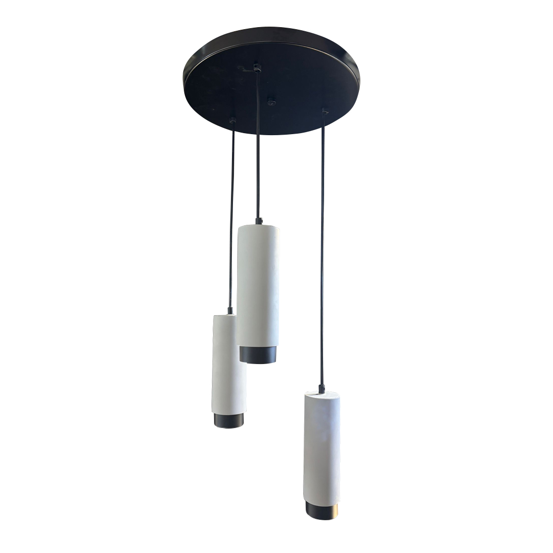 Cluster Pendant Gu10 - Black   White