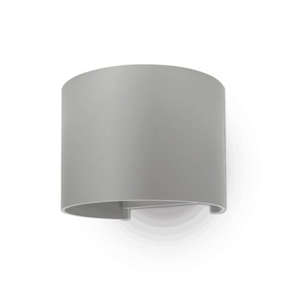 Wall Lamp 6W Grey Body Round IP65 3000