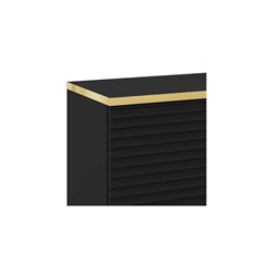 TV Unit MDF Wall Mounting – Black