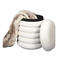 Storage Stool Freya Curly Ottoman