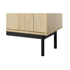 Bookshelf 2 Doors – Linea Oak