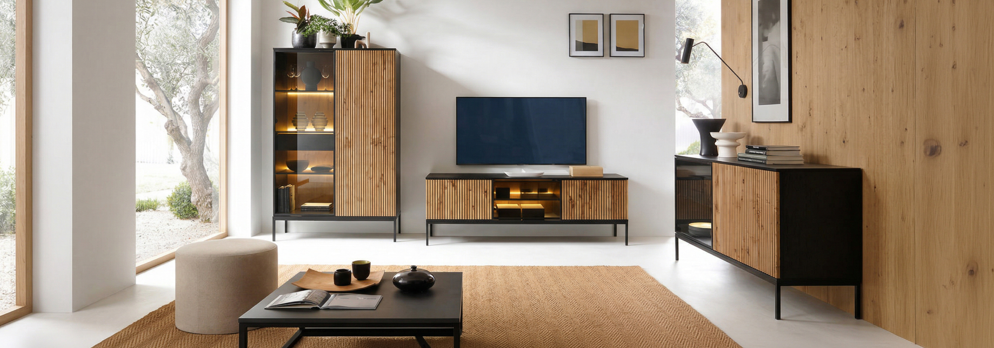 Wotan Oak black & Cashmere Collection