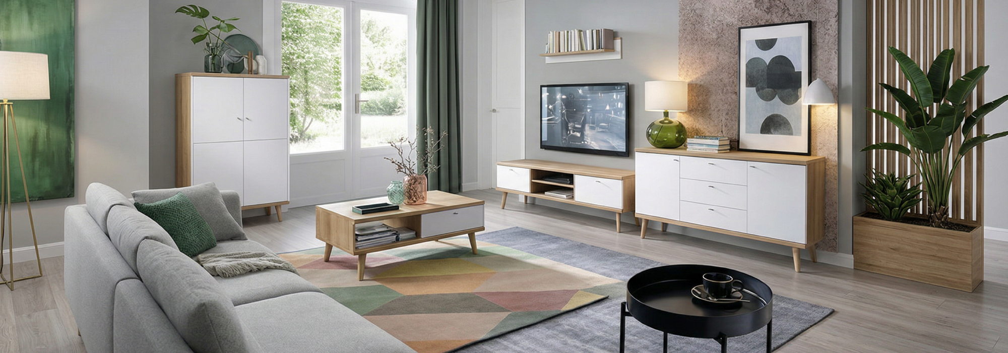 White & Riviera Oak Collection