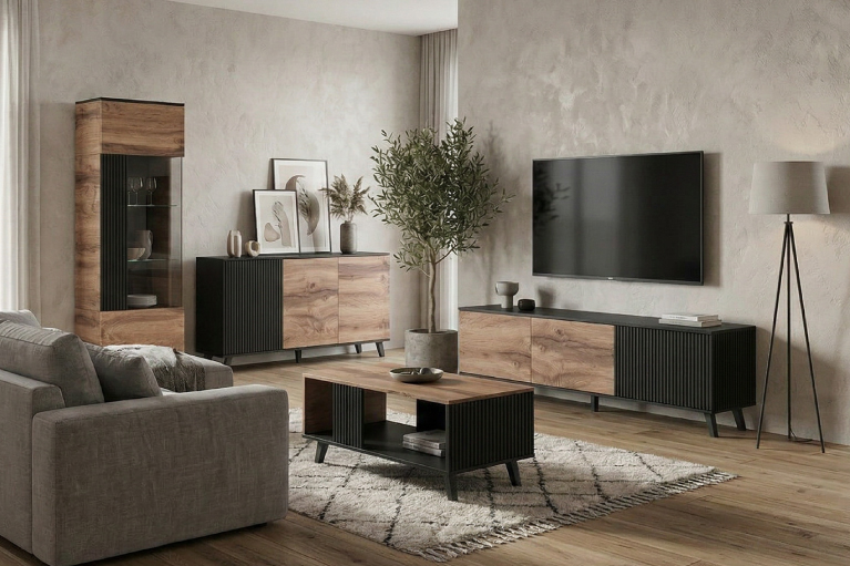 Black Slat & Oak Collection
