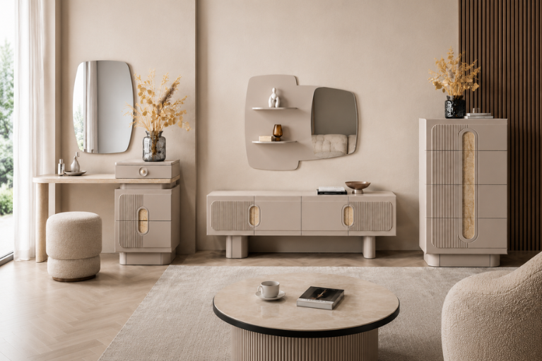 Modern Sand Grey & Beige Collection