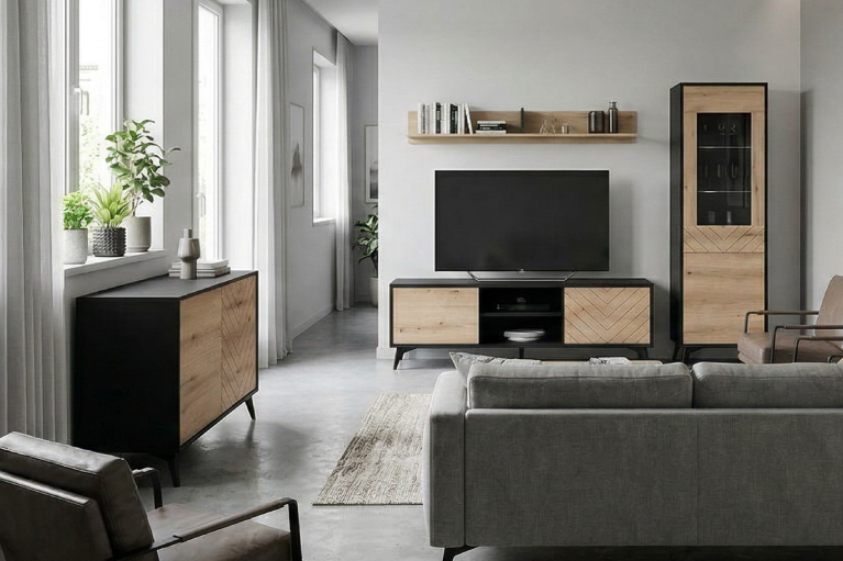 Oak & Black Collection