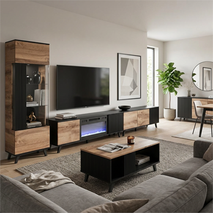 Black Slat & Oak Collection