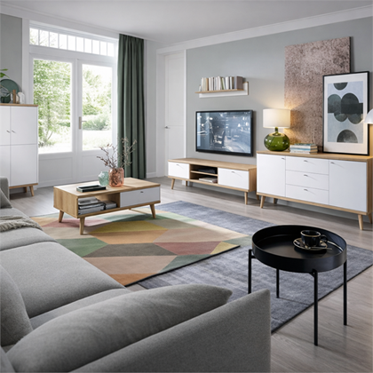 White & Riviera Oak Collection