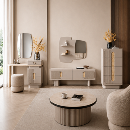 Modern Sand Grey & Beige Collection