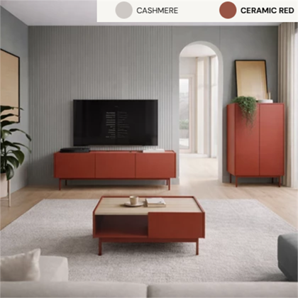 Ceramic Red and Linea Oak Collection