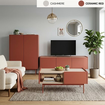 Ceramic Red and Linea Oak Collection